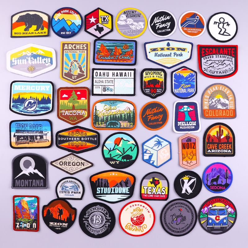 Outdoor Adventure Travel Show - Outdoor Travel Patch Mountain Patches On