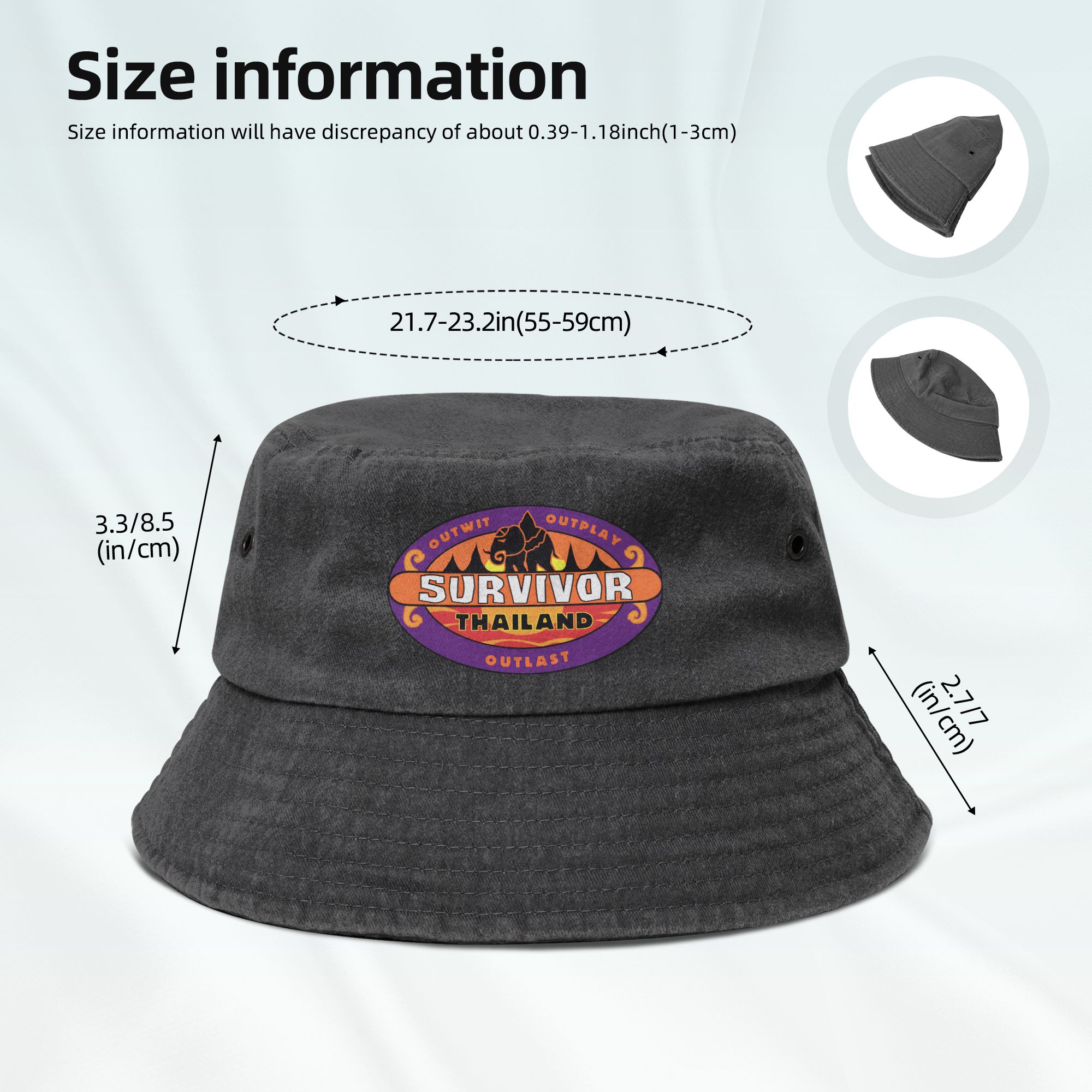 Kapelusz typu bucket hat z mot – Outdoor Adventure Show recenzja i cena