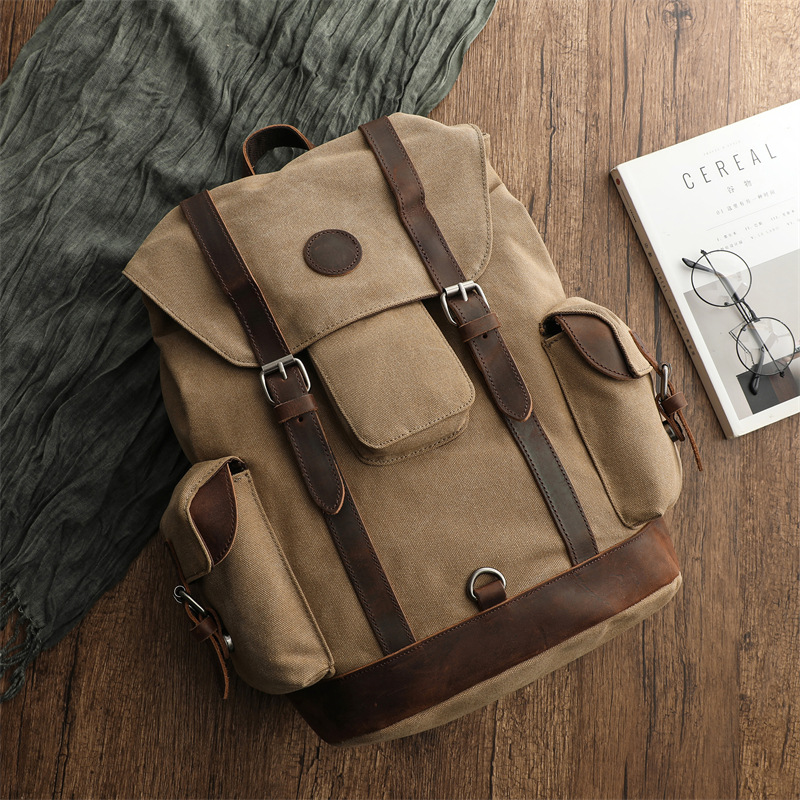 Retro męska torba płócienna na – Outdoor Adventure Backpack recenzja i cena