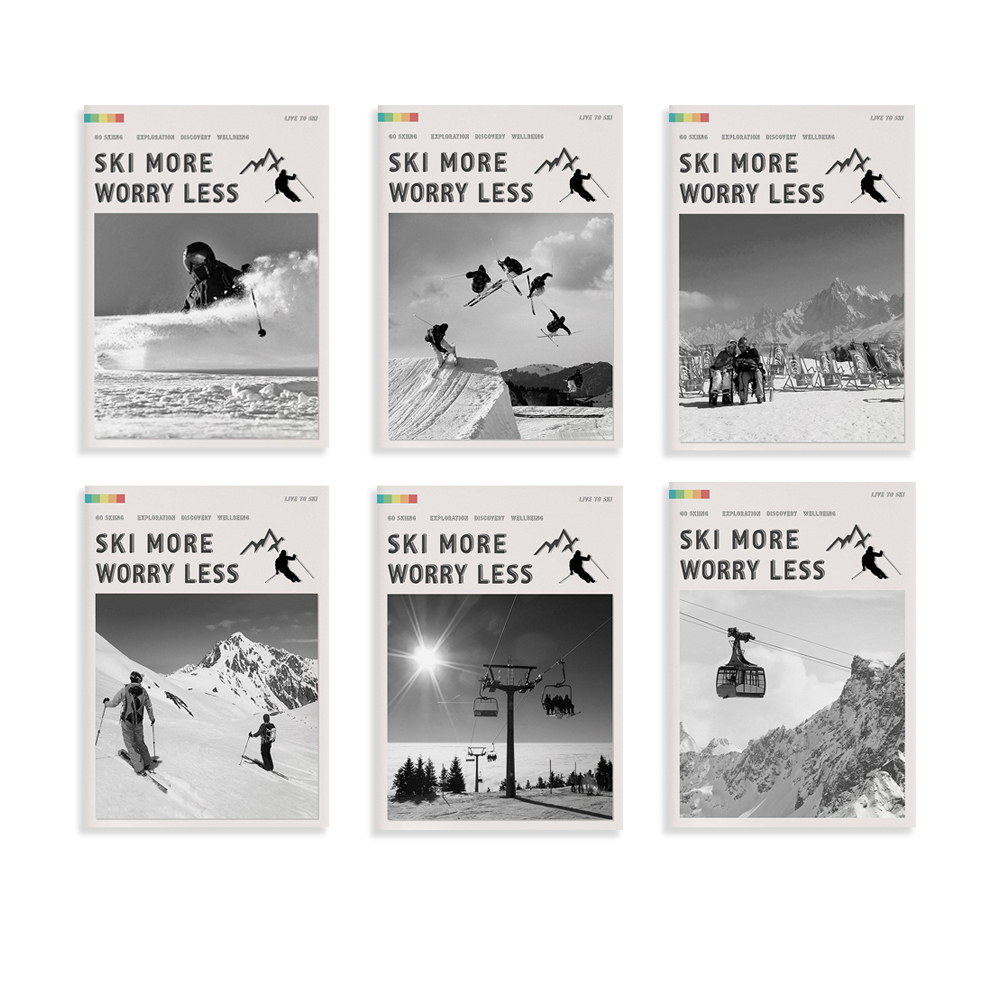 Ski More Worry Less Plakat, Al – Outdoor Adventure York recenzja i cena