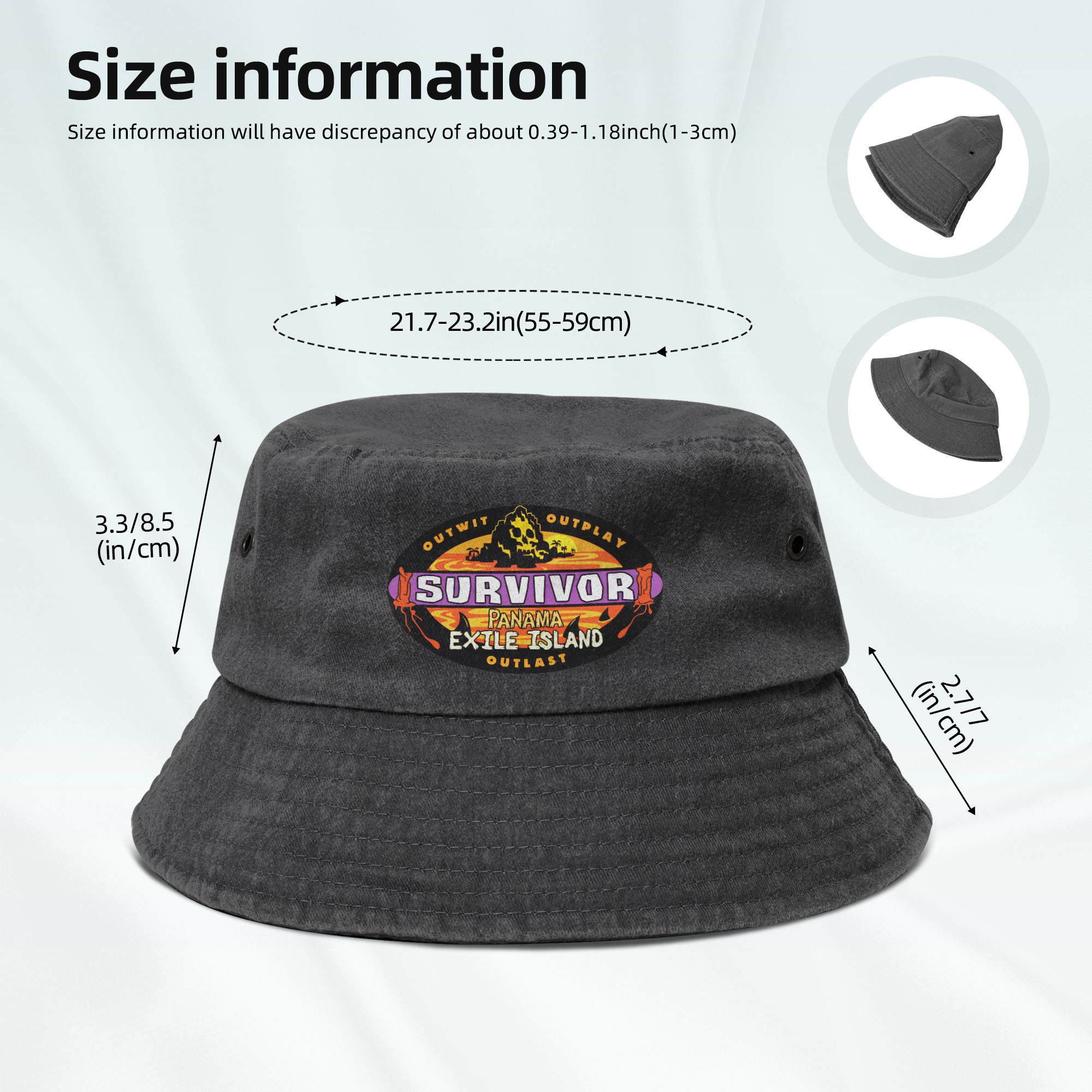 Kapelusz typu bucket hat z mot – Outdoor Adventure Travel Show recenzja i cena